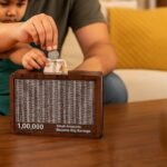 Anubhav Janni Wooden Piggy Bank (heavy) Money Saving Box Kids Adults Daily Savings Habit Cash Collection Chart Adults Coin  Box Mini Bank Saver Kids Money Piggy Challenge Adult (Pack Of 1 Pcs) - Image 4