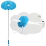 Anubhav Janni Telescopic Fan Mop Cleaner Brush Ceiling Long Rod Flexible Cleaning Microfiber Dust Home Kitchen Office Duster Brush Blade Removable Pole Household Furniture Door (Pack Of 1 Pcs)