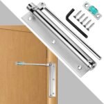 Anubhav Janni Hinge Door Closer Automatic Spring Loaded Self Closing Doors Gates Heavy Duty Adjustable Home Office Silver Spring Heavy Duty Screen Self Closing Bedroom Kitchen (Pack Of 1 Pcs)