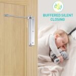 Anubhav Janni Hinge Door Closer Automatic Spring Loaded Self Closing Doors Gates Heavy Duty Adjustable Home Office Silver Spring Heavy Duty Screen Self Closing Bedroom Kitchen (Pack Of 1 Pcs) - Image 4