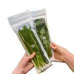 Anubhav Janni Food Storage Bag Reusable Long Ziplock Bags Transparent Airtight Zipper Pouches Vegetable Fruits Snacks Kitchen Leakproof Freezer Safe Organizer Travel Vegetable (Set Of 15)