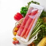 Anubhav Janni Food Storage Bag Reusable Long Ziplock Bags Transparent Airtight Zipper Pouches Vegetable Fruits Snacks Kitchen Leakproof Freezer Safe Organizer Travel Vegetable (Set Of 15) - Image 8