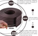 Anubhav Janni Safety Corner Roll Brown Child Edge Protector Baby Proofing Foam Cushion Guard Strong Adhesive Sharp Furniture Edges Soft Durable Strip Table Desk Thick Bumper Kids (Pack Of 1 Pcs) - Image 7
