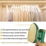 Anubhav Janni Mini Iron Portable Micro Steam iron Handheld Garment Steamer Dry Wet Wrinkles Removing Lightweight Steamer Heat Ironing Machine Heating Clothes Travel Home Office (Pack Of Pcs) - Image 7