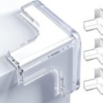 Anubhav Janni T Shape Safety Corner Protector Child Guards Furniture Soft Durable Bumper Guards Baby Clear Edge Bumpers Baby Proof Cushion to Cover Sharp Furniture Table Edges (Set Of 10 Pcs)