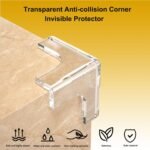 Anubhav Janni T Shape Safety Corner Protector Child Guards Furniture Soft Durable Bumper Guards Baby Clear Edge Bumpers Baby Proof Cushion to Cover Sharp Furniture Table Edges (Set Of 10 Pcs) - Image 2