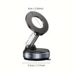 Anubhav Janni Mobile Metal Stand K007 Magnetic Phone Holder Car Strong Magnet Mount Universal Microphone Height Flexible Tripod Foldable Desk Online Classes Office Home (Pack Of 1 Pcs) - Image 5