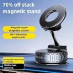 Anubhav Janni Mobile Metal Stand K007 Magnetic Phone Holder Car Strong Magnet Mount Universal Microphone Height Flexible Tripod Foldable Desk Online Classes Office Home (Pack Of 1 Pcs) - Image 6