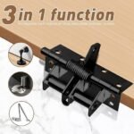 Anubhav Janni 3 In 1 Hinge Door Closer Black in Automatically Lock Automatic Self Closing Hinges Heavy Duty Spring Closer  Closing Hinge Degrees Positioning Hinge Positioning (Pack Of 1 Pcs) - Image 3