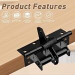 Anubhav Janni 3 In 1 Hinge Door Closer Black in Automatically Lock Automatic Self Closing Hinges Heavy Duty Spring Closer  Closing Hinge Degrees Positioning Hinge Positioning (Pack Of 1 Pcs) - Image 5