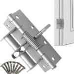 Anubhav Janni 3 In 1 Hinge Door Closer Silver in Automatically Lock Automatic Self Closing Hinges Heavy Duty Spring Closer  Closing Hinge Degrees Positioning Hinge Positioning (Pack Of 1 Pcs)