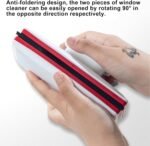 Anubhav Janni Magnetic Cleaner Square Window Glass Doublefaced Glazed Two Sided Wiper Cleaning Squeegee Washing Equipment Household Magnet Design Washer Home Office Balcony (Pack Of 1 Pcs) - Image 3