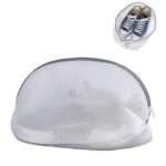 Anubhav Janni White Shoes Wash Bag Washing Machine Bag Laundry Bags For Dryer With Zipper Bras Socks Sneakers Bumper Protectors Protectors Machine Mesh Knitted Socks Dryering (Pack Of 1 Pcs)