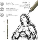 Anubhav Janni Black Fineliner Pen Set Micro Drawing Art Fine Line Waterproof Ink Artist Supplies Archival Inking Markers Liner Sketch Outline Anime Gifts Manga Sketching (Set Of Pcs) - Image 4