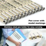 Anubhav Janni Black Fineliner Pen Set Micro Drawing Art Fine Line Waterproof Ink Artist Supplies Archival Inking Markers Liner Sketch Outline Anime Gifts Manga Sketching (Set Of Pcs) - Image 5