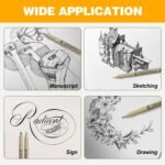 Anubhav Janni Black Fineliner Pen Set Micro Drawing Art Fine Line Waterproof Ink Artist Supplies Archival Inking Markers Liner Sketch Outline Anime Gifts Manga Sketching (Set Of Pcs) - Image 7