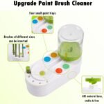 Anubhav Janni Round Brush Paint Rinser Cleaner Machine  Auto Refill Water Recycling Flushing Button Efficient Oil Acrylic Brushes Art Makeup Brushes Artists Kids Painting (Pack Of 1 Pcs) - Image 2
