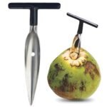 Anubhav Janni Steel Coconut Opener Stainless Drill Cutter Tool Water Opener Tool Driller Machine Knife Driller Knife Easy Machine Heavy Duty Hand for Home Kitchen (Pack Of 1 Pcs)