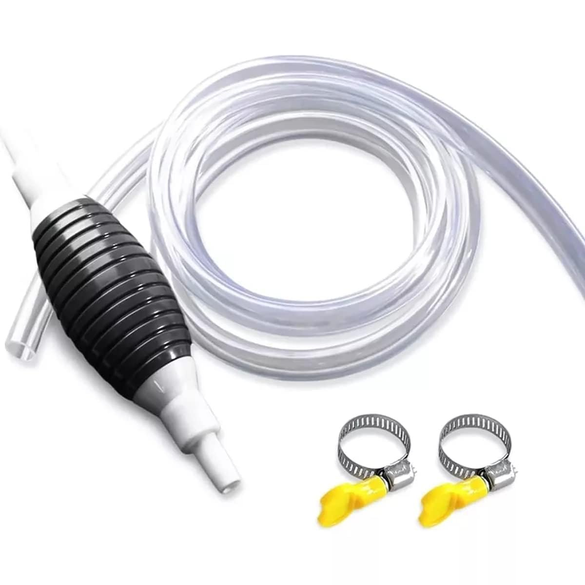 Anubhav Janni Fuel Transfer Pump 2 Mt Kit Tank Sucker Newest High Flow Hand Portable Manual Car Bike Liquid Pipe Siphon Tool For Petrol Diesel Water Petrol Easy Car (Pack Of 1 Pcs) Anubhav Janni Fuel Transfer Pump 2 Mt Kit Tank Sucker Newest High Flow Hand Portable Manual Car Bike Liquid Pipe Siphon Tool For Petrol Diesel Water Petrol Easy Car (Pack Of 1 Pcs) - Image 1