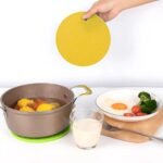 Anubhav Janni Silica Anti Hot Heat Resistant Gel Round Pot Holder Disc Pads Car Dashboard Pad Dining Table  Trivets Trivet Mats Food Grade Kitchen Counters Pans Dishes Jar (Set Of 2 Pcs) - Image 6