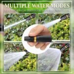 Anubhav Janni Black Spray Water Gun With Attachment New High Pressure Nozzle Black Direct Car Wash Gun Garden Watering Tool Set Car Wash Alloy| Color Black Brass Garden (Pack Of 1 Pcs) - Image 5