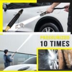 Anubhav Janni Black Spray Water Gun With Attachment New High Pressure Nozzle Black Direct Car Wash Gun Garden Watering Tool Set Car Wash Alloy| Color Black Brass Garden (Pack Of 1 Pcs) - Image 6