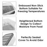 Anubhav Janni New Fish Container Plastic Fridge Storage Boxes Kitchen Essentials With Inbuilt Drain Plate And Lid Stackable Organizer Rack For Fish Meat Vegetables Fruits  (Pack Of 1 Pcs) - Image 7