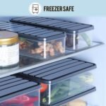 Anubhav Janni New Fish Container Plastic Fridge Storage Boxes Kitchen Essentials With Inbuilt Drain Plate And Lid Stackable Organizer Rack For Fish Meat Vegetables Fruits  (Pack Of 1 Pcs) - Image 8