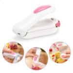 Anubhav Janni Mini Sealing Machine Portable Heat Impulse Sealer Seal Packing Plastic Bag Tool Kitchen Battery Operated Man and Woman Use Into Home Sealer Machine Food Storage (Pack Of 1 Pcs) - Image 3