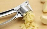 Anubhav Janni Garlic Peeler Stainless Steel Crusher Heavy Duty Press Mincer Ginger Tool For Kitchen Easy Squeeze Rust Proof Dishwasher Safe Squeezer Metal (Pack Of 1 Pcs) - Image 3