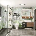 Anubhav Janni Green Marble Foil Paper (60*200cm) Green Self Adhesive Wallpaper Roll Waterproof Vinyl Kitchen Furniture Table Walls Home Office Living Room Bedroom Hotel Cafe (Pack Of 1 Pcs) - Image 3
