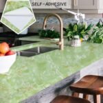 Anubhav Janni Green Marble Foil Paper (60*200cm) Green Self Adhesive Wallpaper Roll Waterproof Vinyl Kitchen Furniture Table Walls Home Office Living Room Bedroom Hotel Cafe (Pack Of 1 Pcs) - Image 6