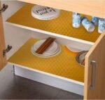 Anubhav Janni Golden 3d Kitchen Stickers Oil Proof Aluminium Foil (60*200cm) Wallpaper Roll Waterproof Vinyl Kitchen Furniture Table Walls Home Office Living Room Bedroom Hote l(Pack Of 1 Pcs) - Image 3