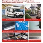 Anubhav Janni Heavy Aluminium Silver Tape (5 Mt) Waterproof Butyl Self Adhesive Sealing Strips Duct Roof Leakage Surface Crack Window Sill Gap Pipe Home (Pack Of 1 Pcs) - Image 6