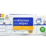 Anubhav Janni Kitchen Cleaning Wipes Strong Decontamination Disposable Wet Household Cloth Towel Removing Grease Stains Glass Table Wipes Lemon Scented Kitchen Restaurant (Pack Of 1 Pcs)