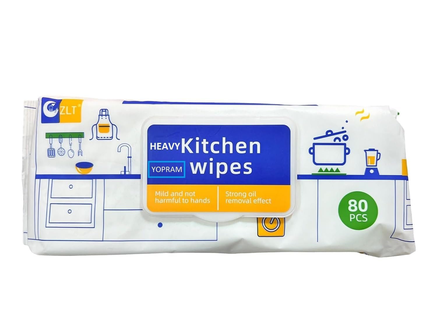 Anubhav Janni Kitchen Cleaning Wipes Strong Decontamination Disposable Wet Household Cloth Towel Removing Grease Stains Glass Table Wipes Lemon Scented Kitchen Restaurant (Pack Of 1 Pcs) Anubhav Janni Kitchen Cleaning Wipes Strong Decontamination Disposable Wet Household Cloth Towel Removing Grease Stains Glass Table Wipes Lemon Scented Kitchen Restaurant (Pack Of 1 Pcs) - Image 1