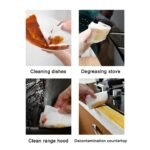 Anubhav Janni Kitchen Cleaning Wipes Strong Decontamination Disposable Wet Household Cloth Towel Removing Grease Stains Glass Table Wipes Lemon Scented Kitchen Restaurant (Pack Of 1 Pcs) - Image 3