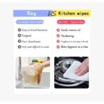Anubhav Janni Kitchen Cleaning Wipes Strong Decontamination Disposable Wet Household Cloth Towel Removing Grease Stains Glass Table Wipes Lemon Scented Kitchen Restaurant (Pack Of 1 Pcs) - Image 6