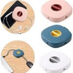 Anubhav Janni 2 In 1 Cable Holder In Organizer And Mobile Phone Cable Mouse Wire Data Charging Cord Protector Winder Management Case Retractable Tidy Storage Wire (Pack Of Pcs)