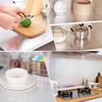 Anubhav Janni Silver 3d Kitchen Stickers Oil Proof Aluminium Foil Wallpaper Roll Waterproof Vinyl Kitchen Furniture Table Walls Home Office Living Room Bedroom Hotel(Pack Of 1 Pcs) - Image 6