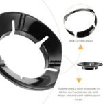 Anubhav Janni Black Gas Saver 220 Gm Burner Stand Jali Windproof Saving Ring Round Stand Suitable All Stove LPG Chulha Flame Protector Ring, Energy Guard Jali Home Kitchen (Pack Of 1 Pcs)) - Image 8