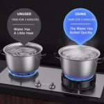 Anubhav Janni Black Gas Saver 220 Gm Burner Stand Jali Windproof Saving Ring Round Stand Suitable All Stove LPG Chulha Flame Protector Ring, Energy Guard Jali Home Kitchen (Pack Of 1 Pcs)) - Image 9