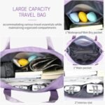 Anubhav Janni Duffle Trolly Bag Rolling With Wheels Expandable Foldable Wheels And Handle For Travel Luggage Carry On Duffel Bag Wheeled Travel Waterproof Bag Travelling (Pack Of 1 Pcs) - Image 5