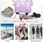 Anubhav Janni Duffle Trolly Bag Rolling With Wheels Expandable Foldable Wheels And Handle For Travel Luggage Carry On Duffel Bag Wheeled Travel Waterproof Bag Travelling (Pack Of 1 Pcs) - Image 6