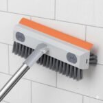 Anubhav Janni White 3 In 1 Tiles Cleaning Brush Bathroom Wiper Floor Scrub Rotate Home Kitchen Rotatable Cleaner Grout Scrubber Toilet Scrubber Corner Floor Wall Washroom (Pack Of 1 Pcs) - Image 7
