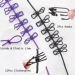 Anubhav Janni Cloth Line With Clip Drying Rope With Hooks Elastic Hanging For Clothes Travel Home Outdoor Travel Balcony Indoor Use Home Includes Clips Kapde (Pack Of 1 Pcs) - Image 3