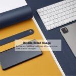 Anubhav Janni Desk Mat 80*40 Cm Premium Vegan Leather Dual Color Thick Laptop Mat Mouse Pad Reversible Deskspread  High Tear Peel Strength Keyboard Pad Table Gaming Mat (Pack Of 1 Pcs) - Image 6