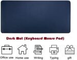 Anubhav Janni Desk Mat 80*40 Cm Premium Vegan Leather Dual Color Thick Laptop Mat Mouse Pad Reversible Deskspread  High Tear Peel Strength Keyboard Pad Table Gaming Mat (Pack Of 1 Pcs) - Image 8