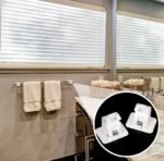 Anubhav Janni Curtain Wall Hook Sticker Self Adhesive No Drilling Nail Punch Free Easy Home Kitchen Bathroom Plastic Drill Brackets Hooks Bathroom Hotel Bedroom Living Room (Set Of 2 Pcs) - Image 5