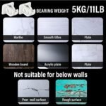 Anubhav Janni Curtain Wall Hook Sticker Self Adhesive No Drilling Nail Punch Free Easy Home Kitchen Bathroom Plastic Drill Brackets Hooks Bathroom Hotel Bedroom Living Room (Set Of 2 Pcs) - Image 6